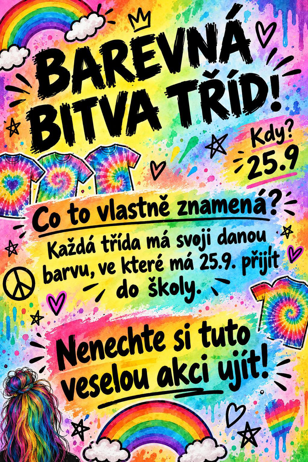Školní parlament - Barevná bitva tříd